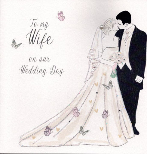 Picture of TO MY WIFE ON OUR WEDDING DAY CARD